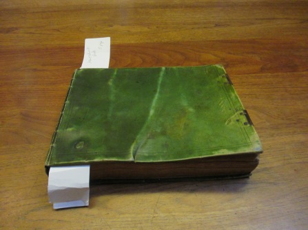 Earl of Roden Commonplace Book - Green Binding