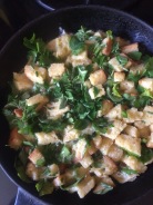 Frittars of eggs and herbs